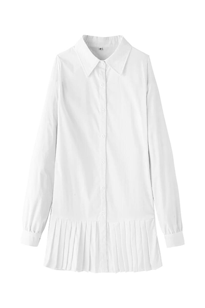 Ariadna® | Short, pleated shirt dress