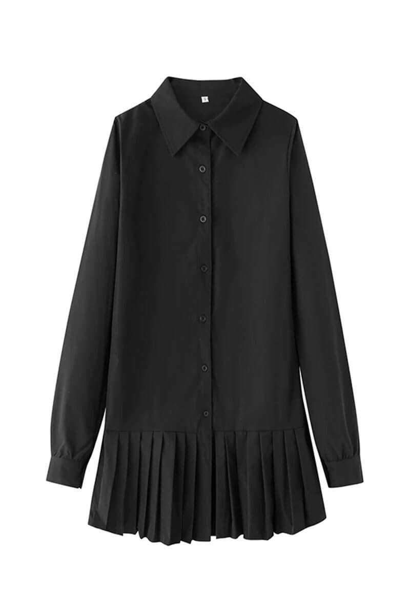 Ariadna® | Short, pleated shirt dress