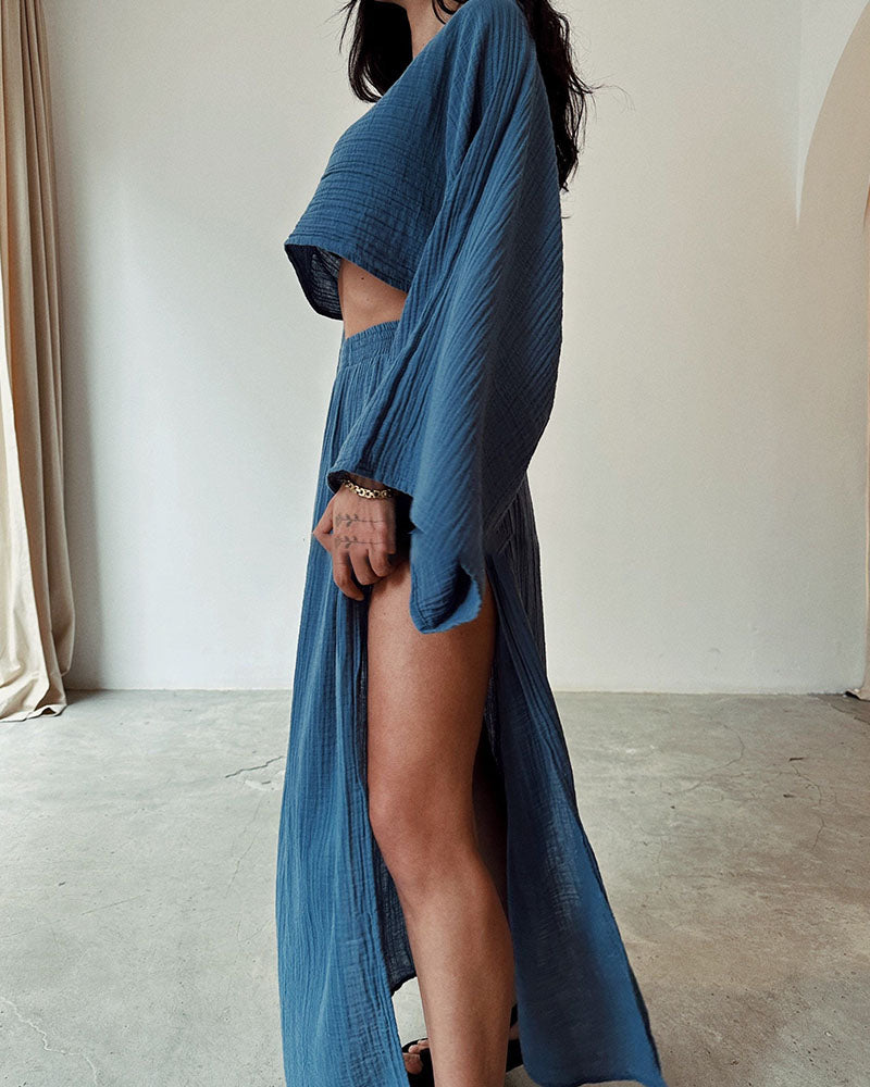 Antonella® | Two-Piece Set Flowy Split In