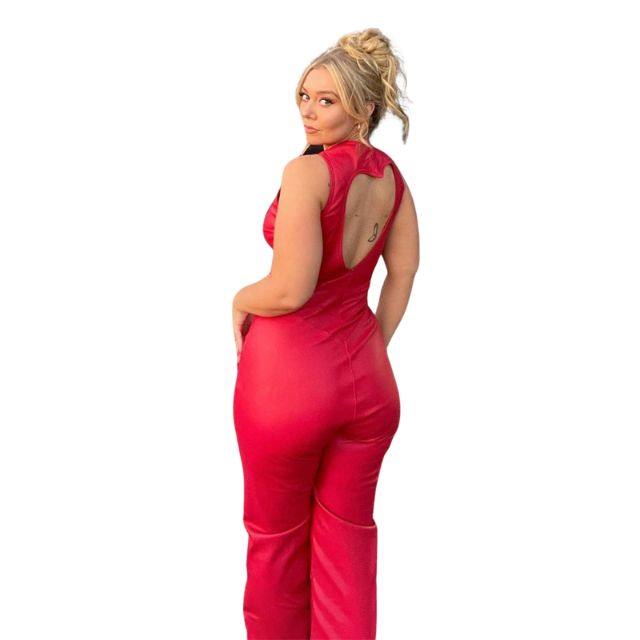 Alicia® | Retro Denim Jumpsuit With Zip