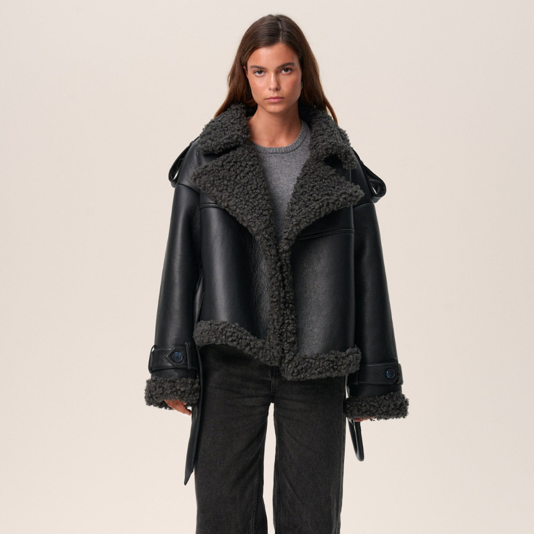 Pamela | Women's Oversized Shearling Jacket