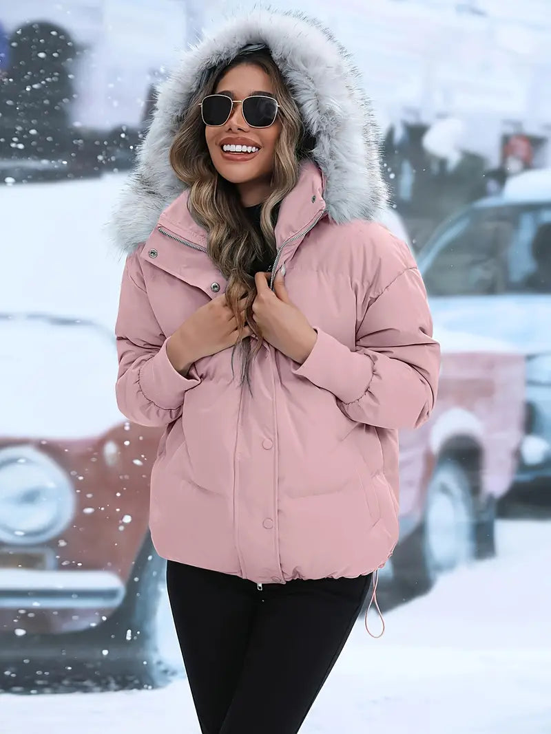 Azucena® | Cozy jacket with zip and hood