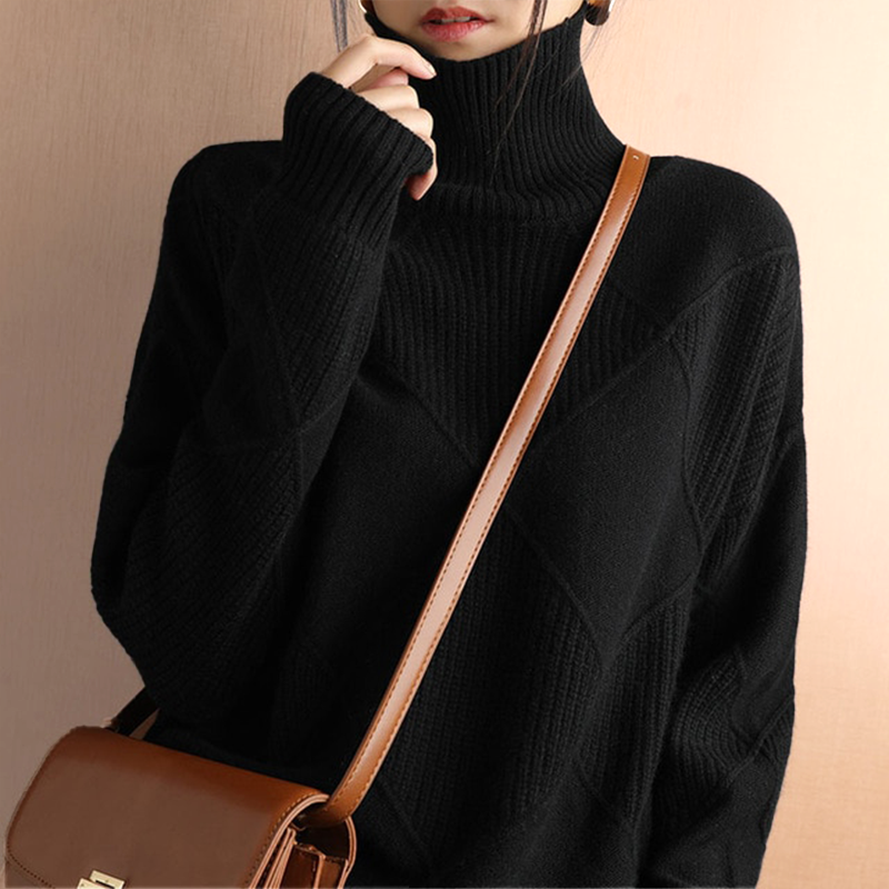 Christina® | Structured turtleneck sweater