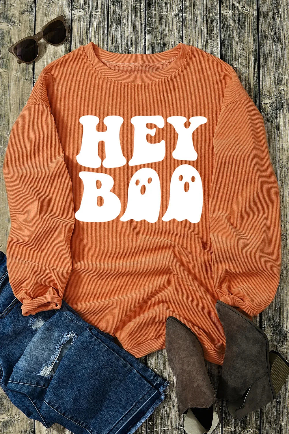 Anita® | Long sleeve crew neck sweatshirt with letter graphic