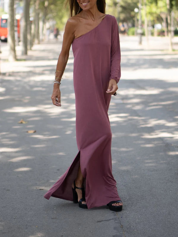 Ava® | Elegantly flowing one-shoulder dress