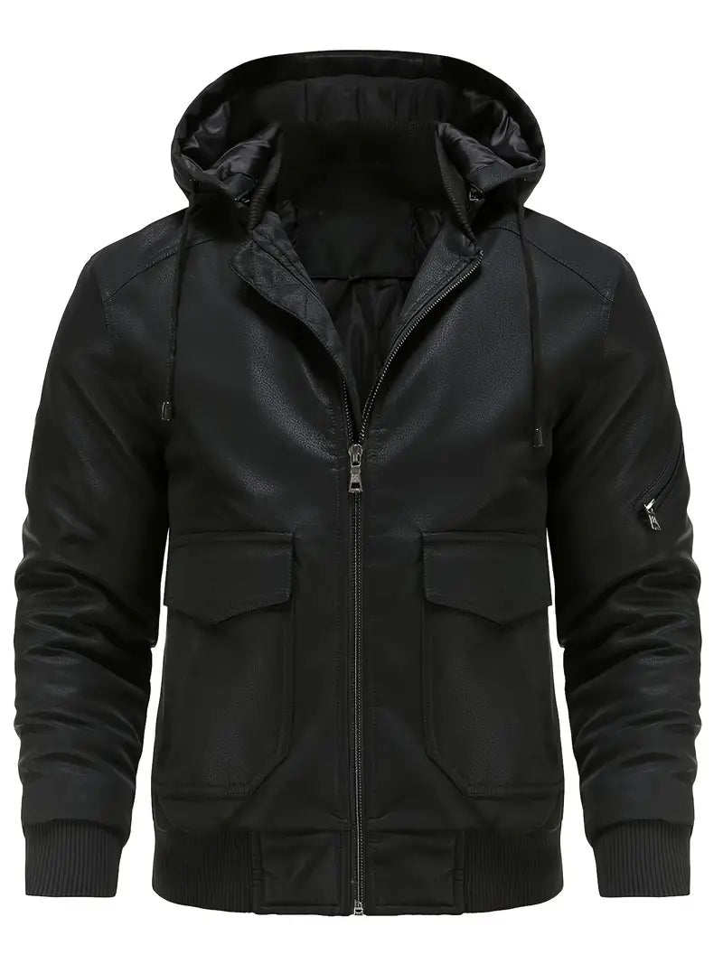 Kyle | Men's Hooded Bomber Jacket