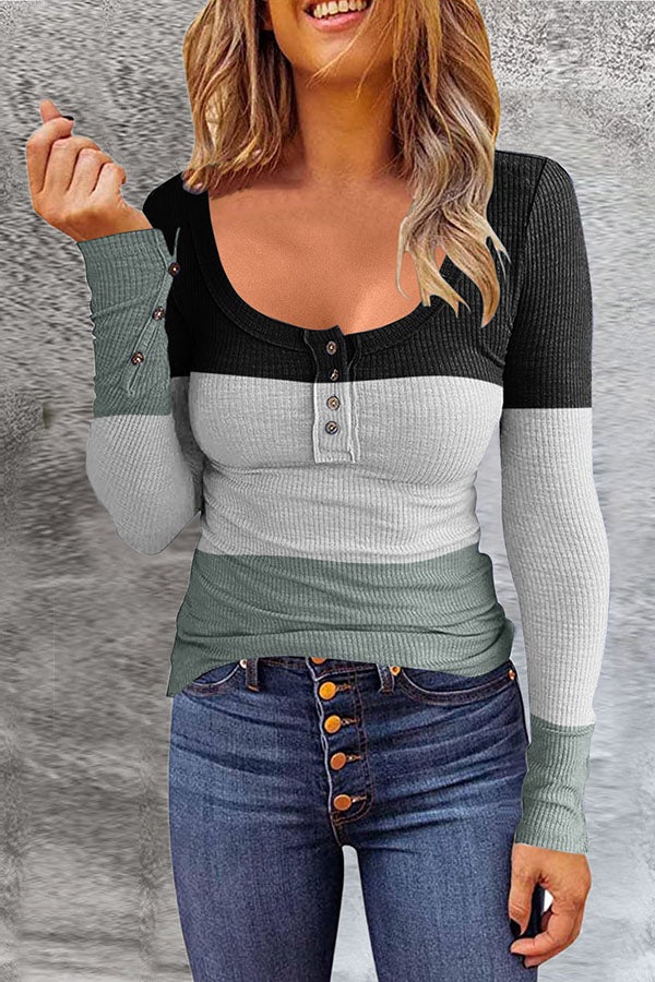 Brunonia® | Striped Blouse With Long Sleeves
