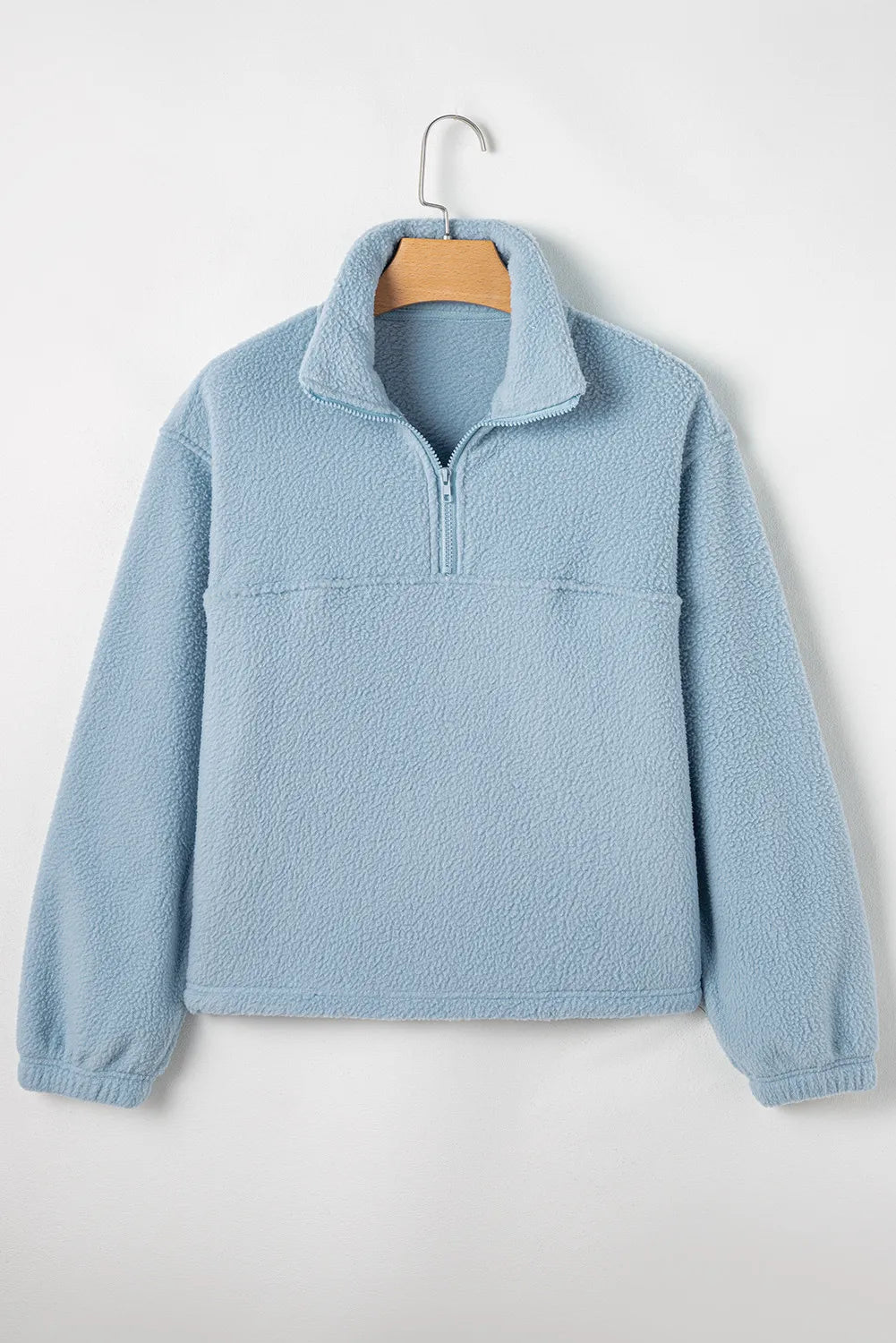 Brigitta® | Long sleeve half zip sweatshirt