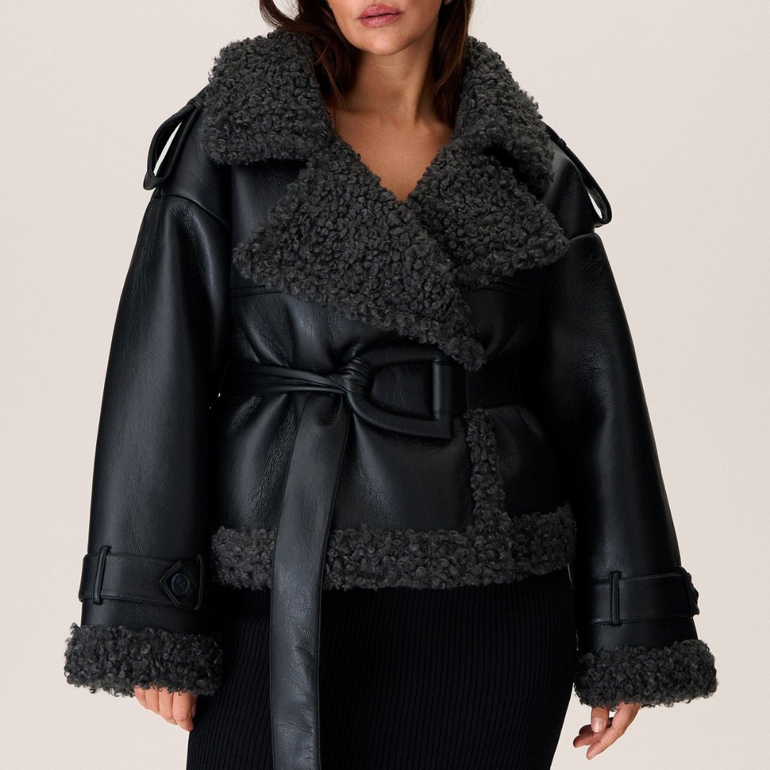 Pamela | Women's Oversized Shearling Jacket