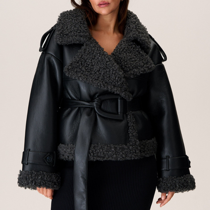 Pamela | Women's Oversized Shearling Jacket