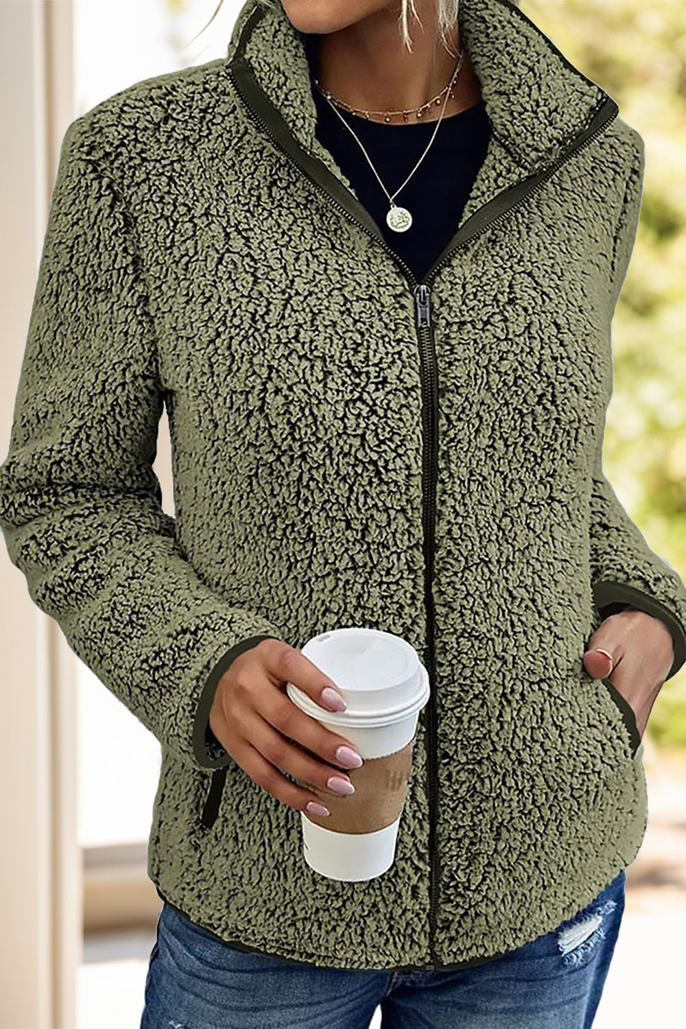 Doris® | Turtleneck jacket with zip and pockets