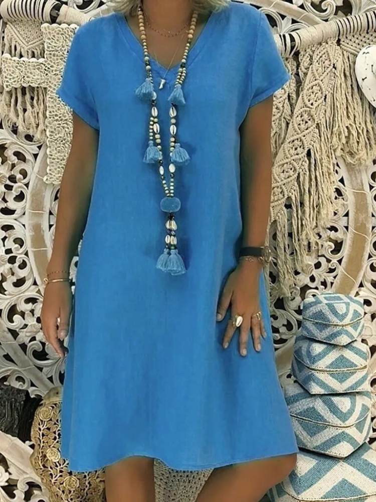 Diana® | Casual, Loose Cotton Dress