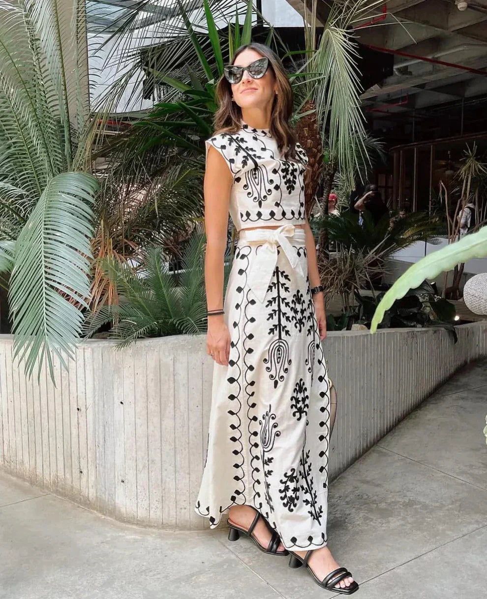 Catalina® | Set Of Top And Long Skirt