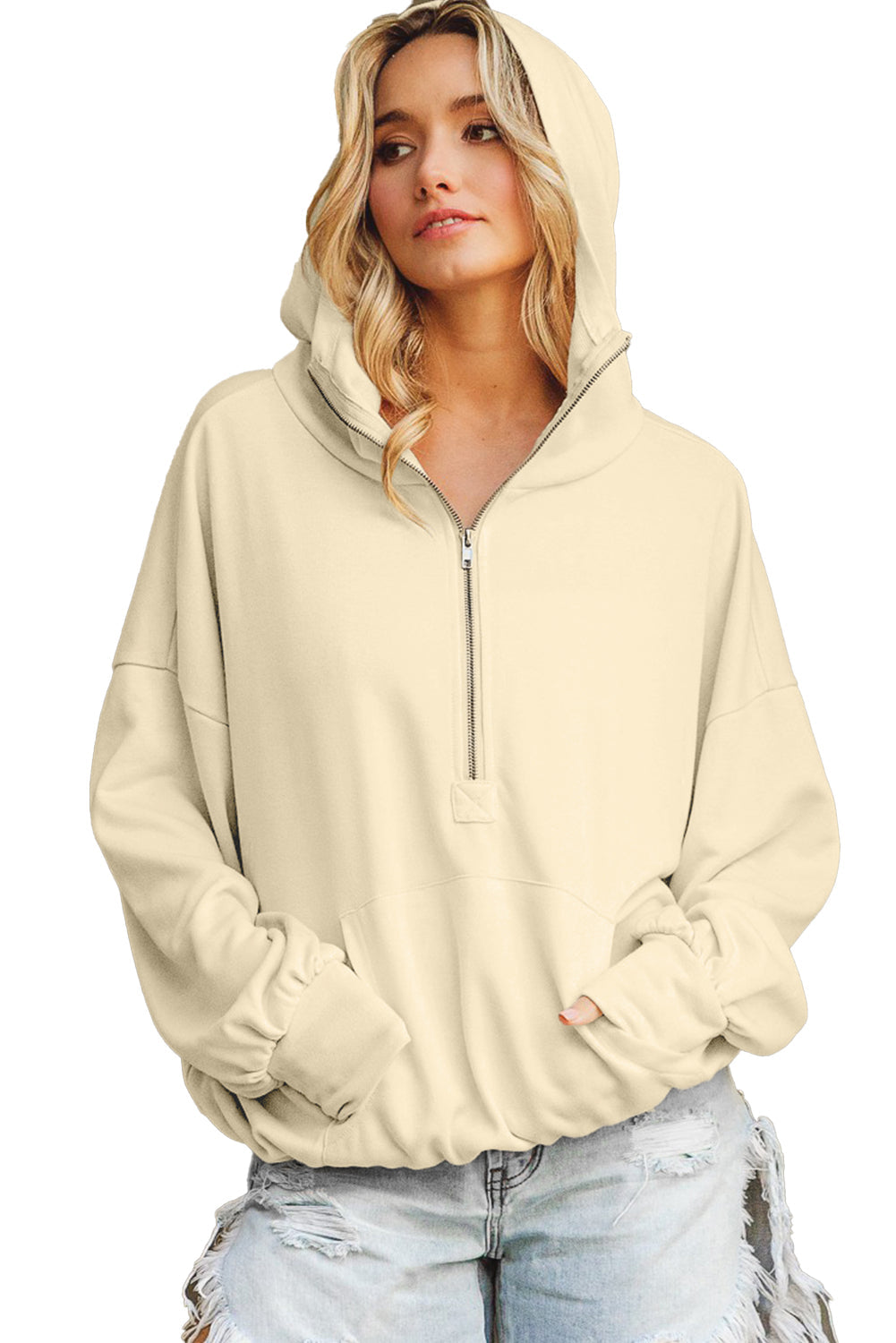 Amalia | Elegant and casual winter hoodie