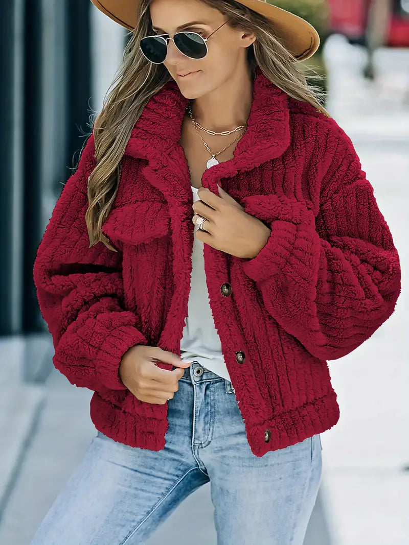 Britt® | Plain leather jacket