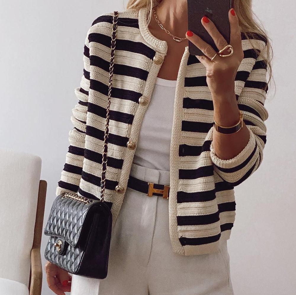 Barbara® | Comfortable striped cardigan