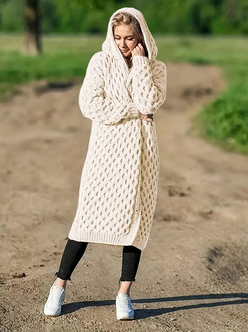 Eliana® | Knitted vest with hood