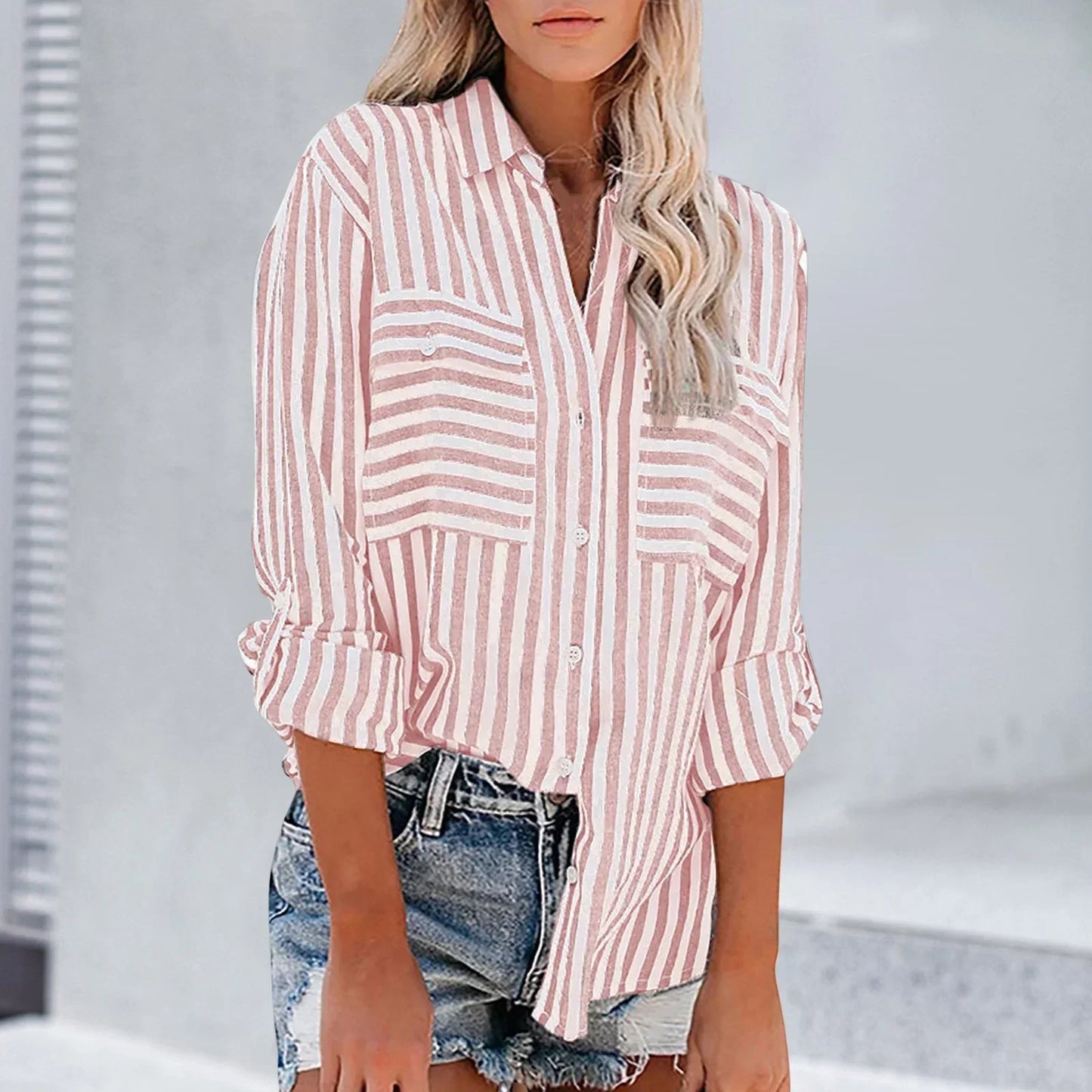 Bruford® | Striped Long Sleeve Blouse