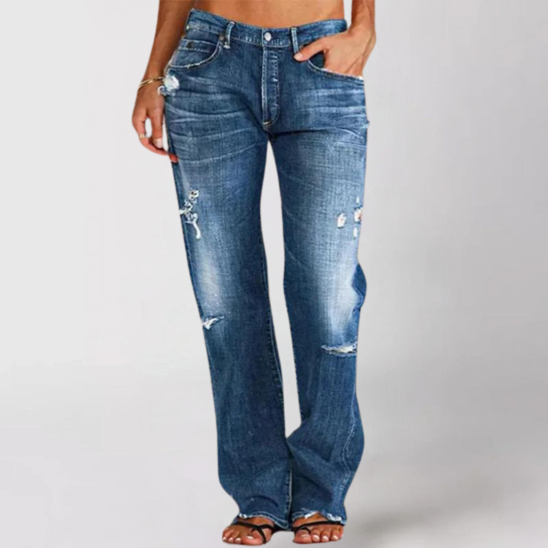 Carol | Relaxed wide-leg denim jeans