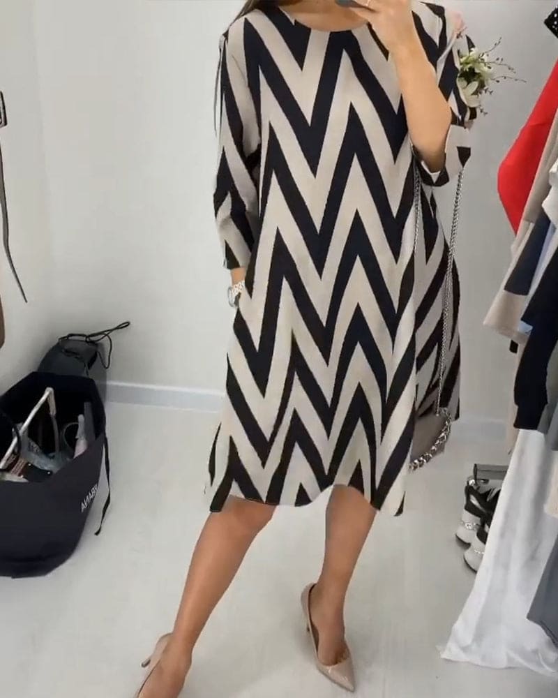 Amparo® | Elegant Printed Dress