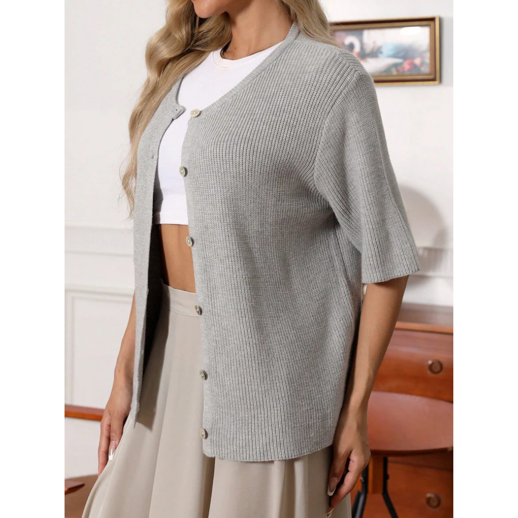 Clara® | Short sleeve cardigan for women