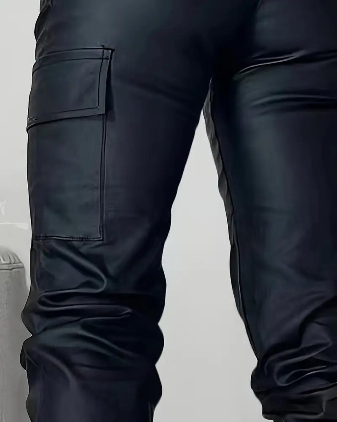 Bessie® | Slim Cargo Leather Pants For Women