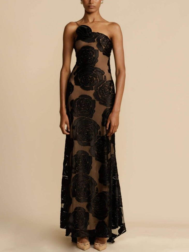 Heather | Floral Maxi Dress for Elegant Summer Events