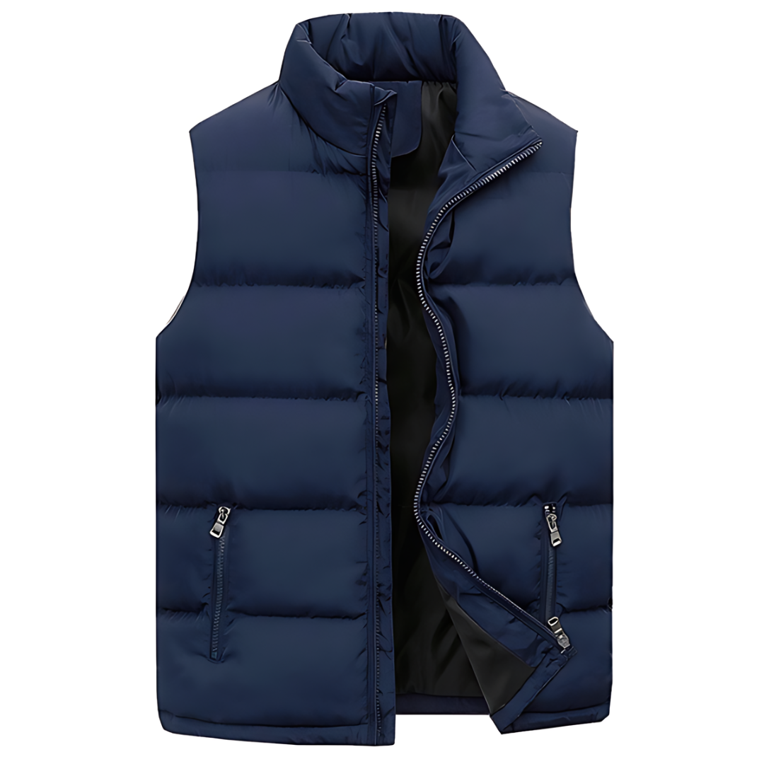 Walter | Men's Quilted Zip-Up Puffer Vest
