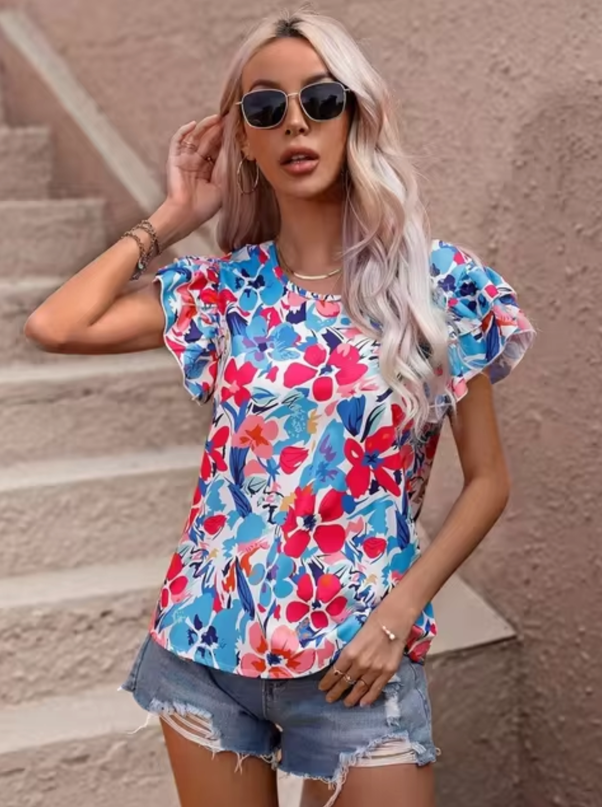 Eliana® | Summer blouse with floral print