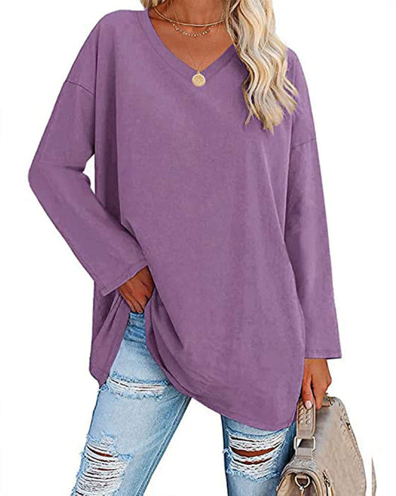 Bucket® | Women'S Blouse With Long Sleeves And V-Neck