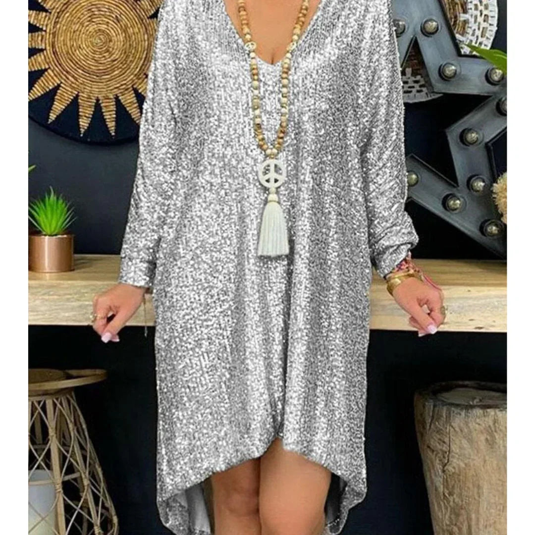 Alfhild® | Glittery Sequin Dress