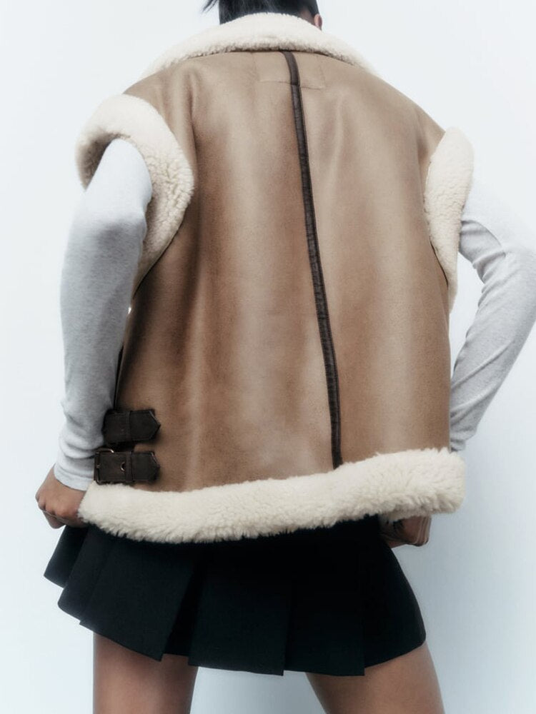 Beatriz | Women's vest with teddy lining