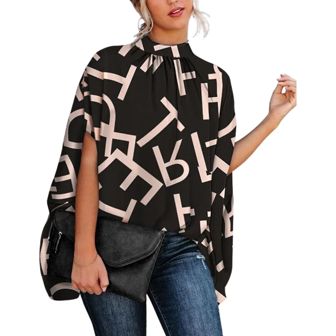 Briceton® | Elegant Blouse With An Abstract Motif
