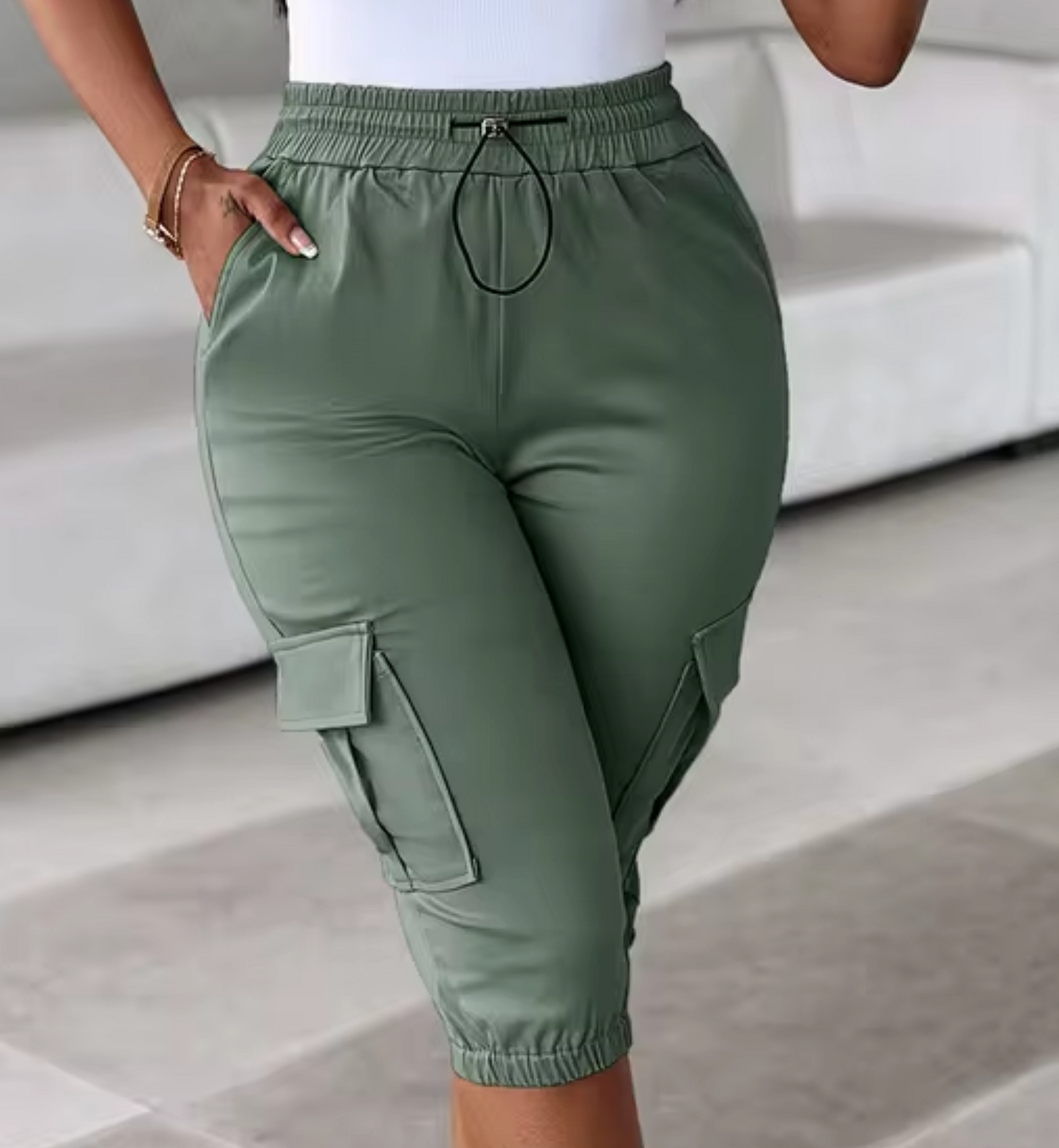 Bertila® | Knee-Length Cargo Pants