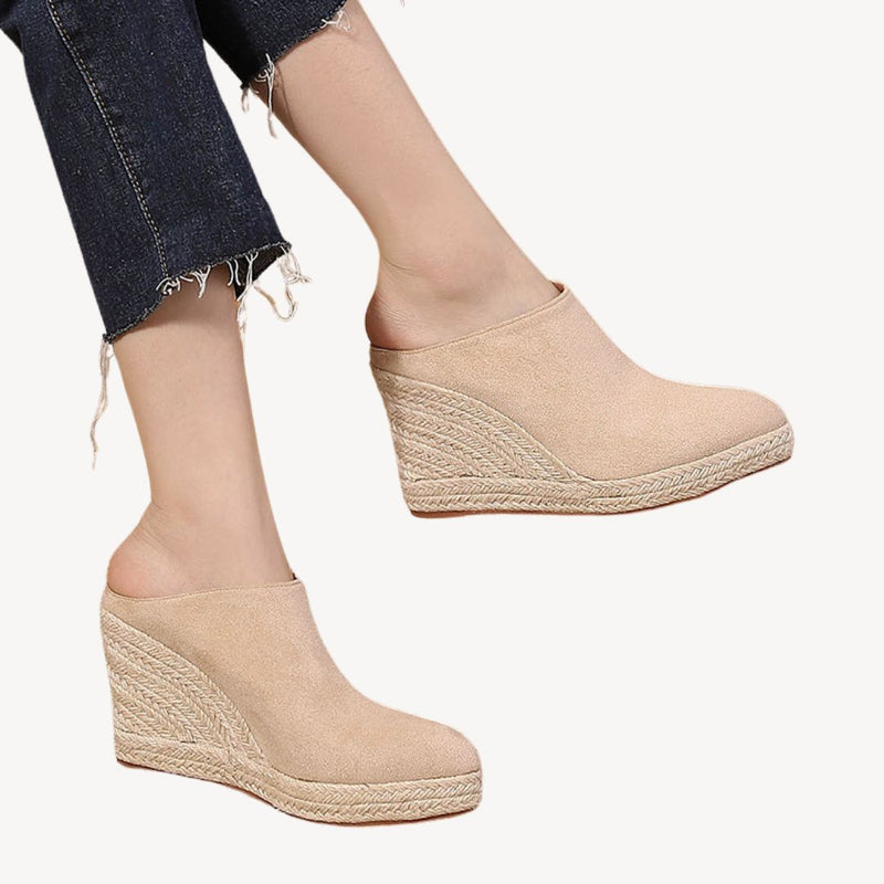Zara | Comfortable Orthopedic Wedge Espadrille Slides