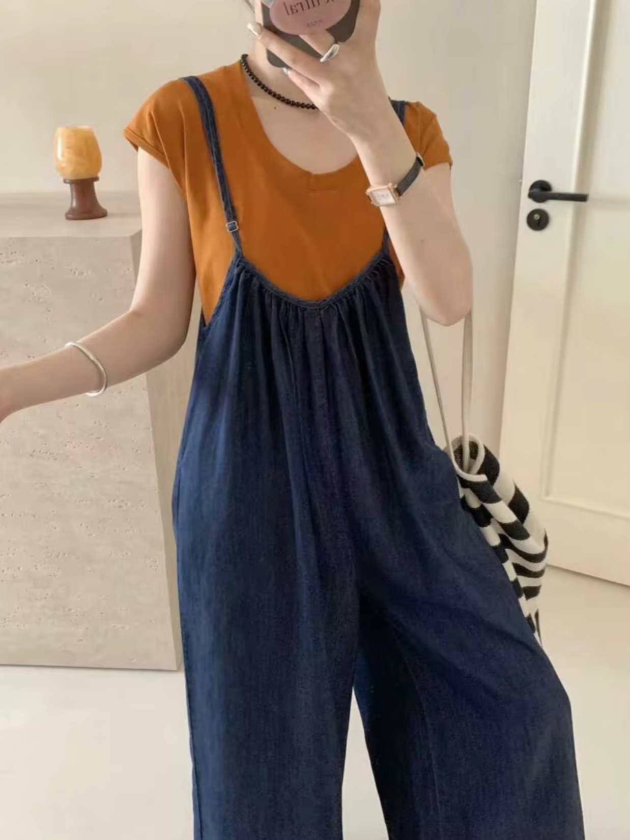 Daphne® | Baggy Denim Jumpsuit