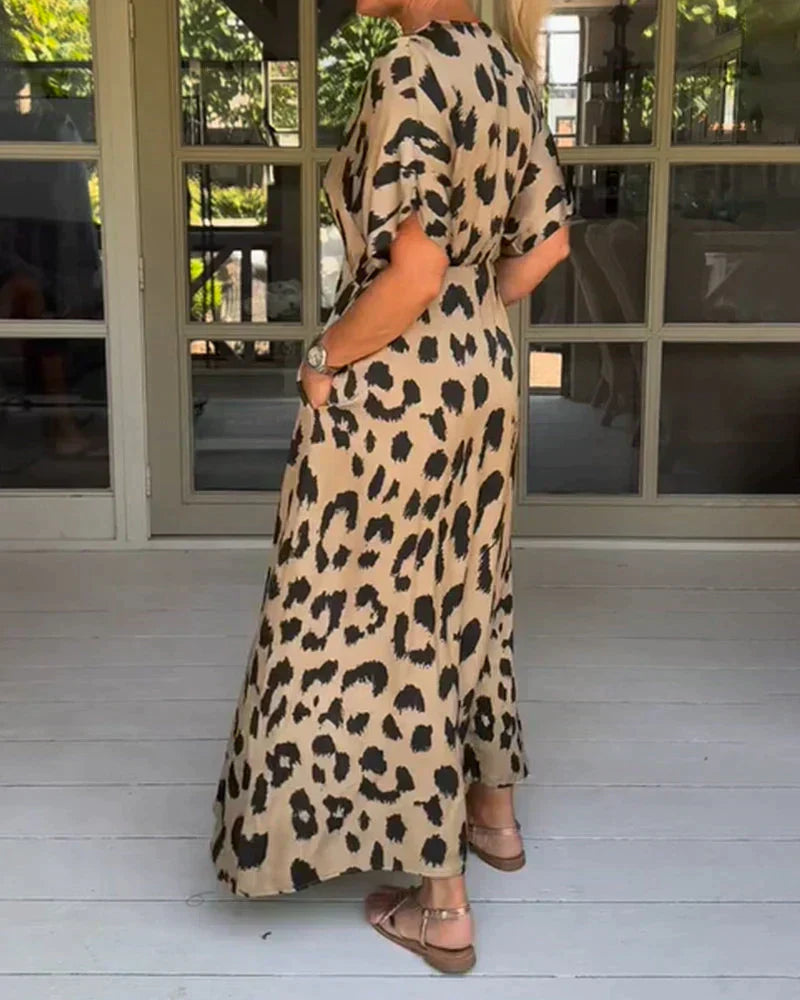 Sharon | Stylish Leopard Print Dress
