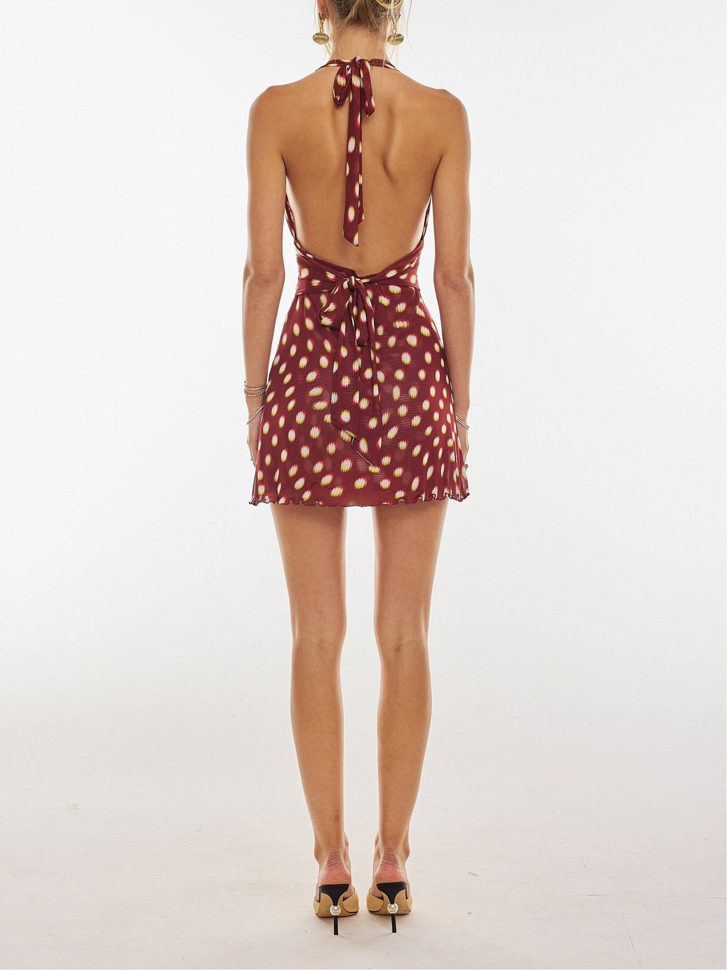 Samantha | Playful Polka Dot Mini Dress