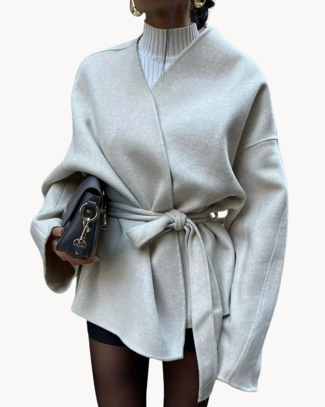 Beatriz® | Tailored fit with a chic belt design women's jacket