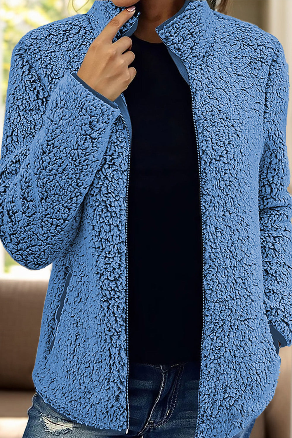 Doris® | Turtleneck jacket with zip and pockets
