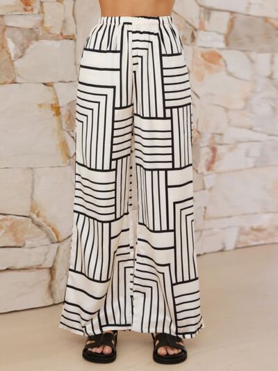 Aida® | Button-down top and half sleeve pants set