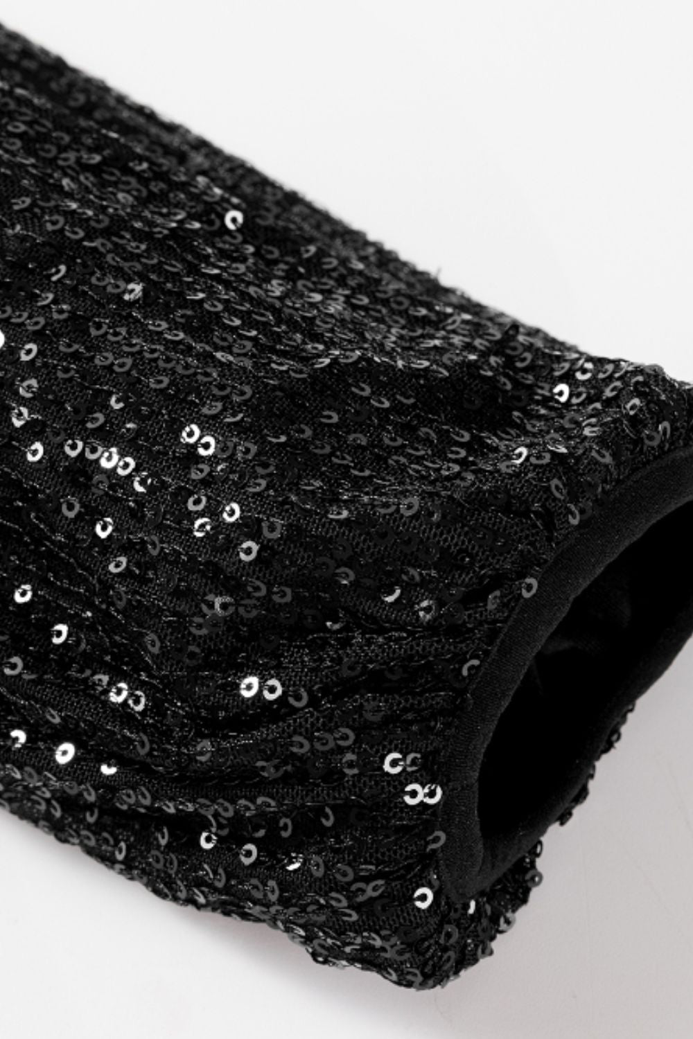 Elisa | Long sleeve jacket with sequins and zip