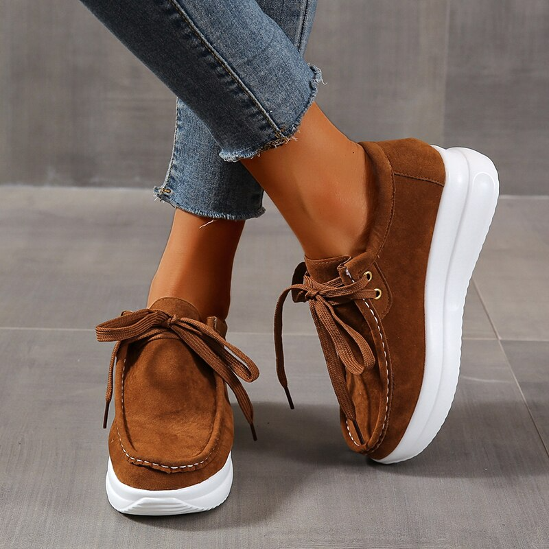 Claudia® | Stylish Thick Suede Shoes