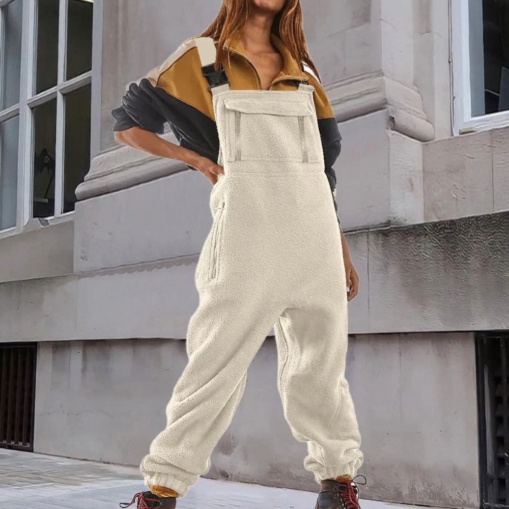 Amparo® | Adjustable Corduroy Fleece Jumpsuit