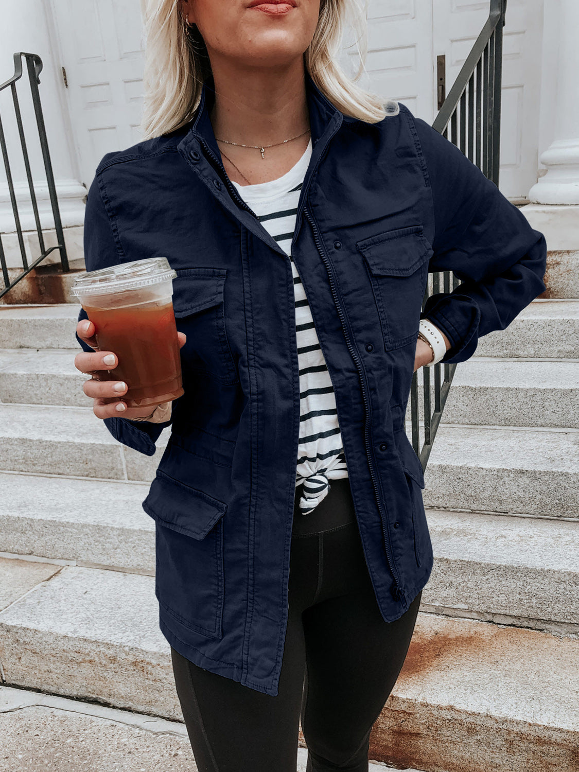 Carolina® | Long sleeve zip jacket with pockets