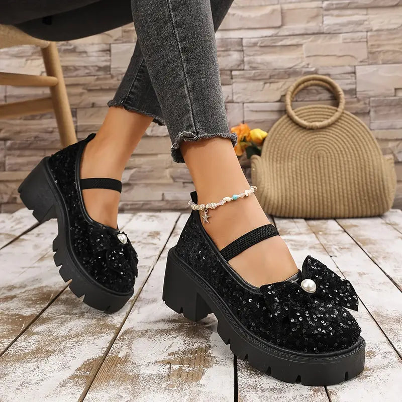 Elisa® | Elegant slippers with a bow