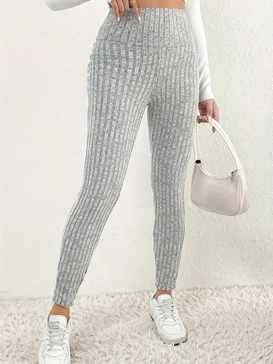 Costanza® | Fleece-Lined Knit Leggings