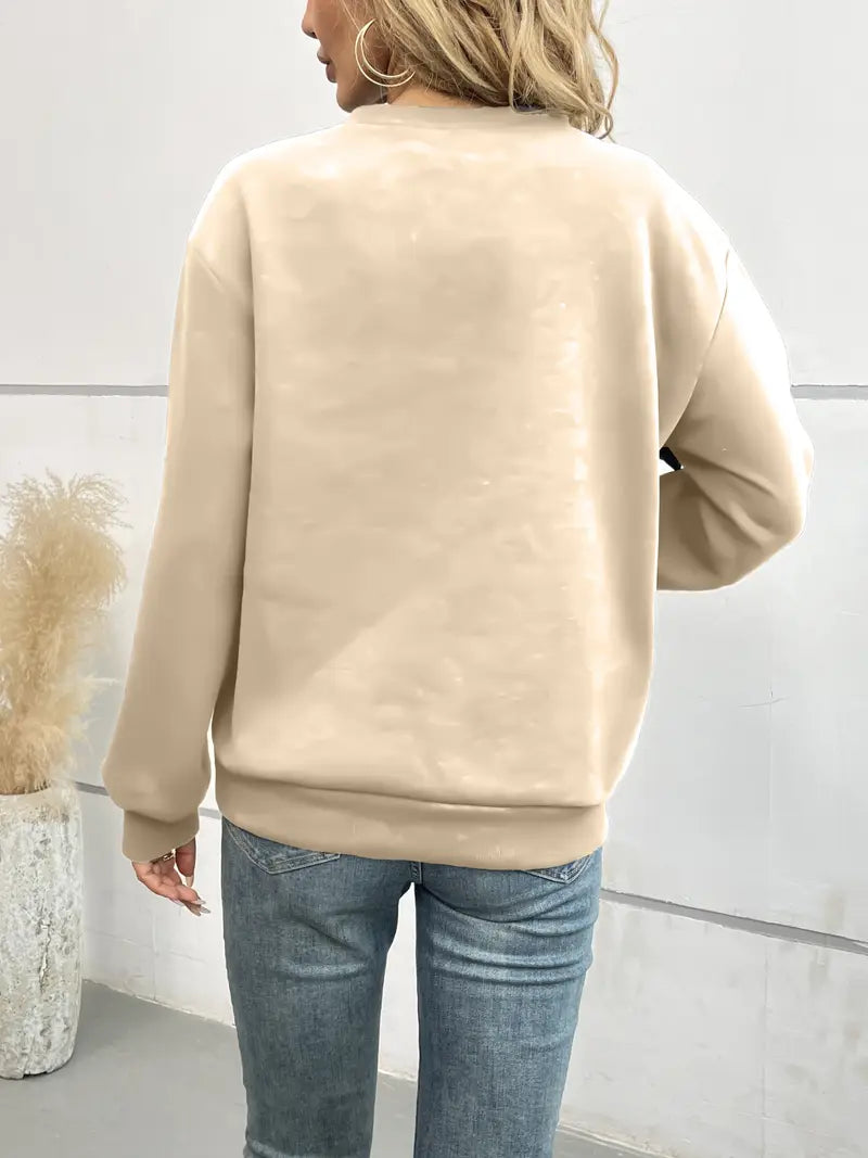 Blythe® | Oversized cotton sweater with bow