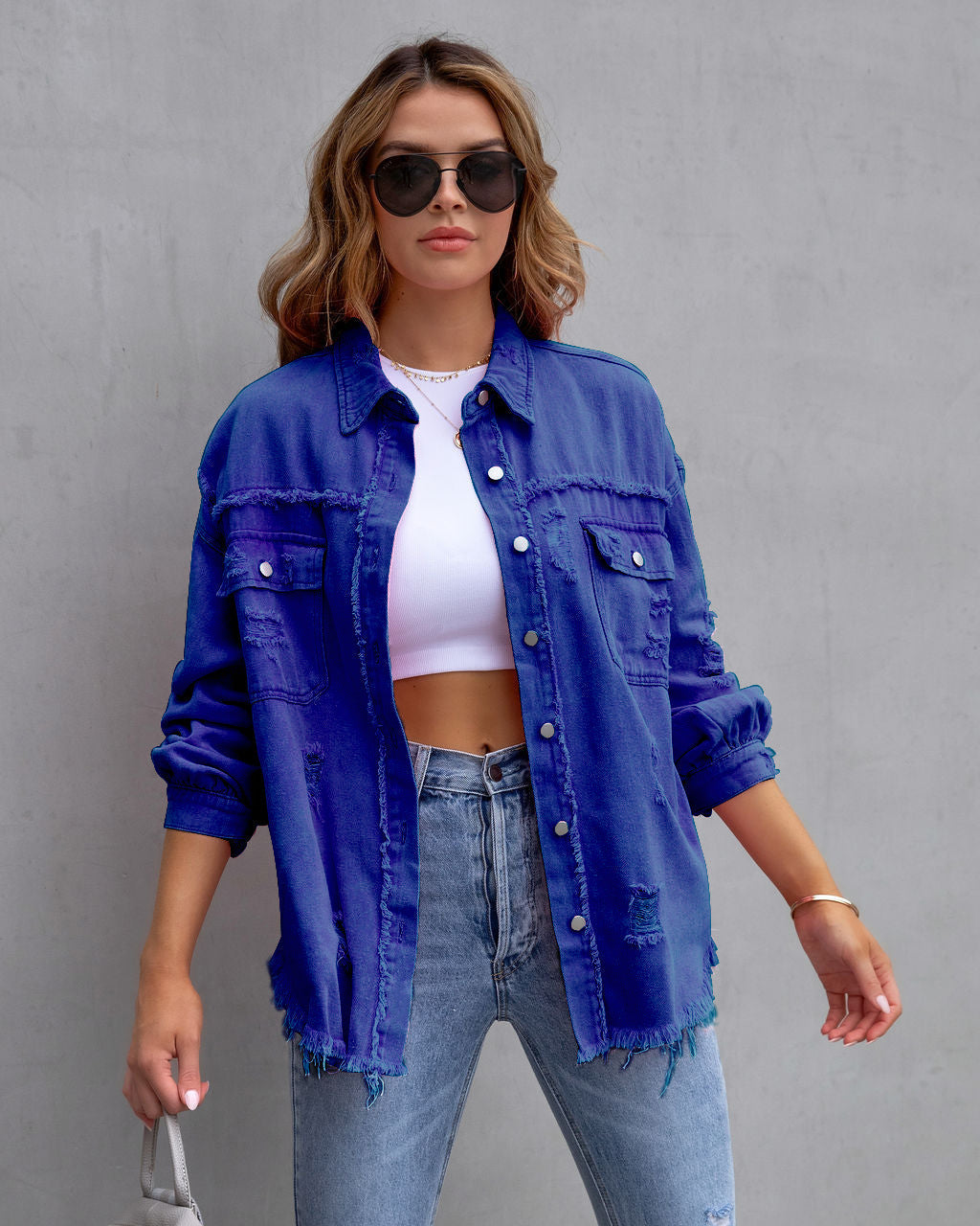 Aranza® | colored denim jacket