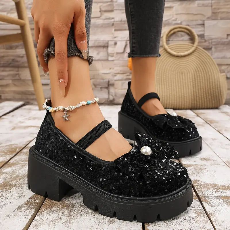 Elisa® | Elegant slippers with a bow